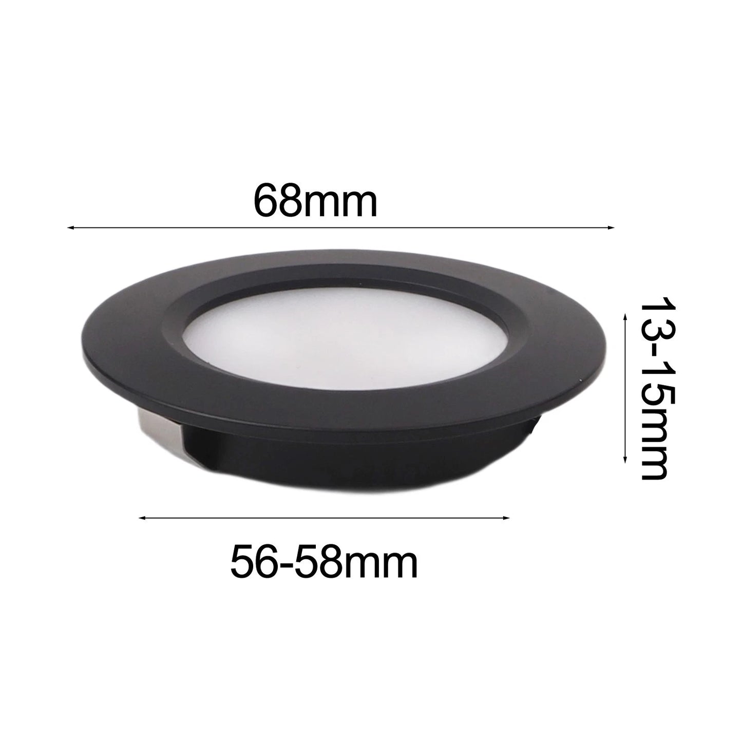 6 Warm White LED Recessed Lights for Boat 12V 3W Energy Saving Design