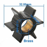 Water Pump Impeller & Key for Mercury/Mariner 4.5/7.5/9.8HP