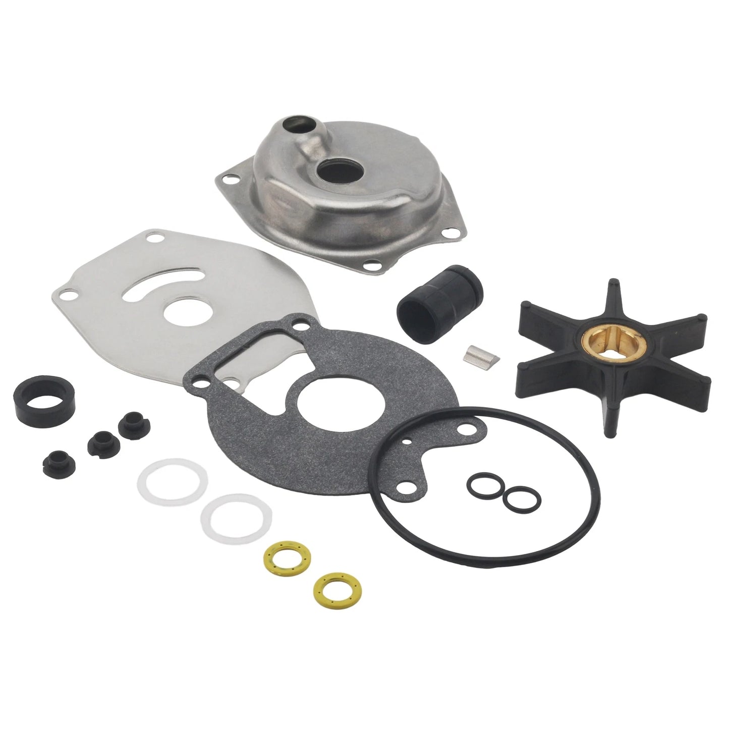 Water Pump Kit for Mercury Outboards 2-Stroke 15-25HP & 4-Stroke 8-13.5HP