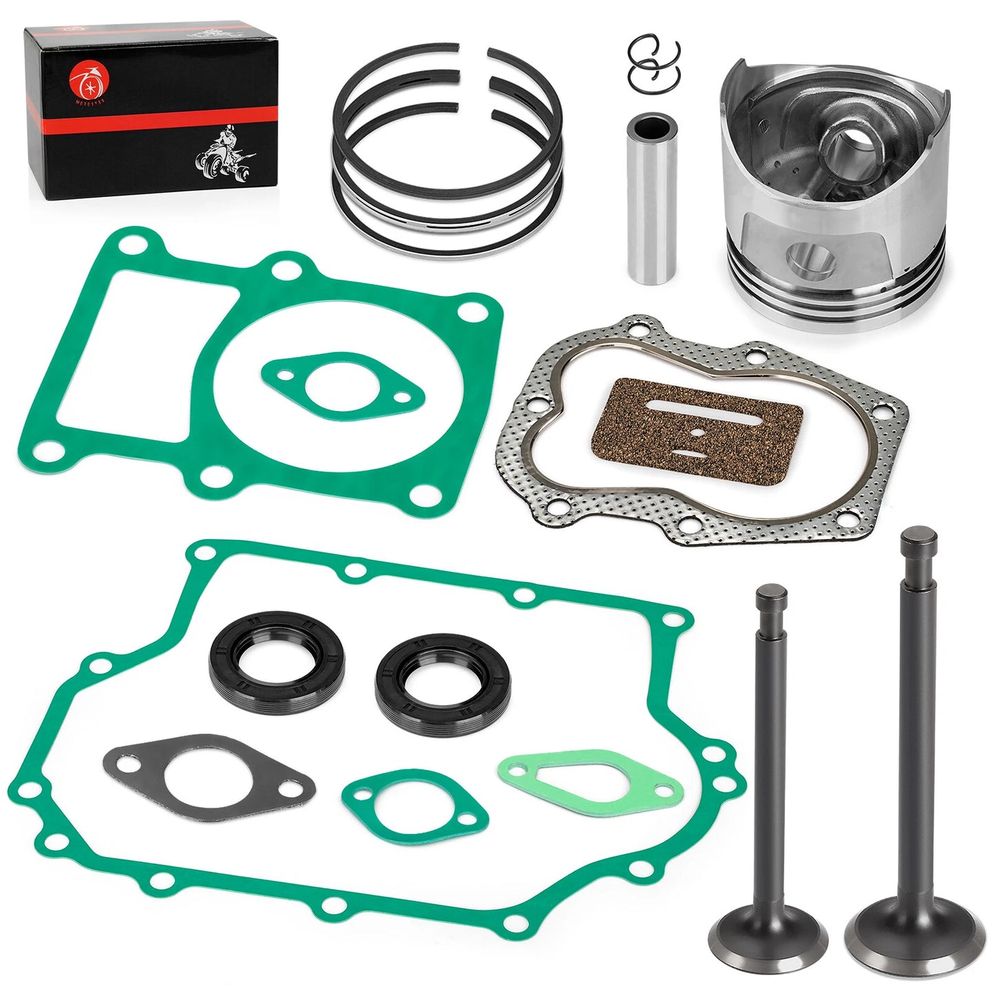 Piston Gasket Kit for Club Car Gas Golf Cart 341cc Engine 1986-1991
