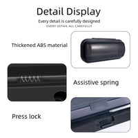 Waterproof Marine Stereo Cover for Boat Radio, ABS Build, Flip-Up Spring