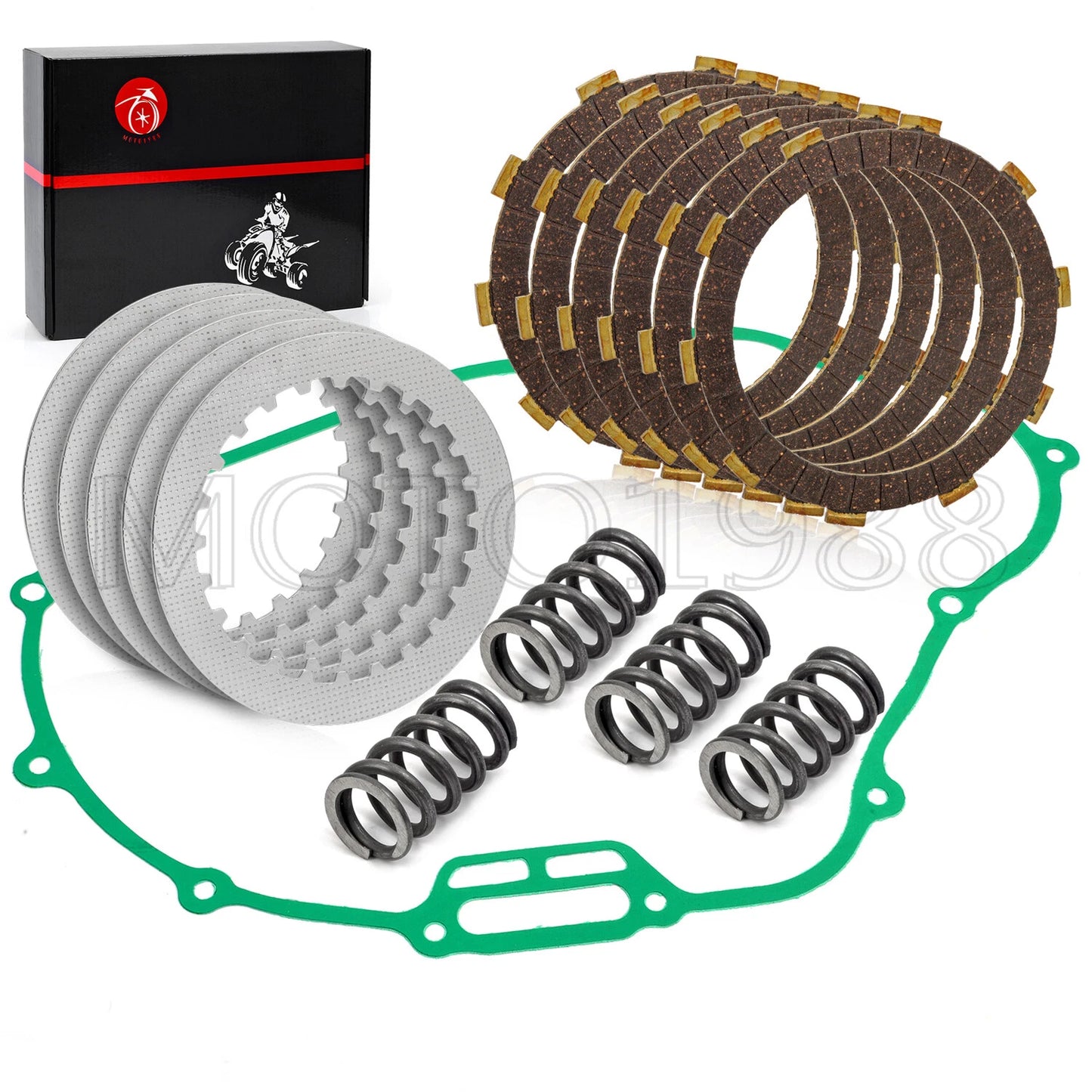 Clutch Friction Plates & Gasket Kit for Honda Sportrax 300 TRX300 EX