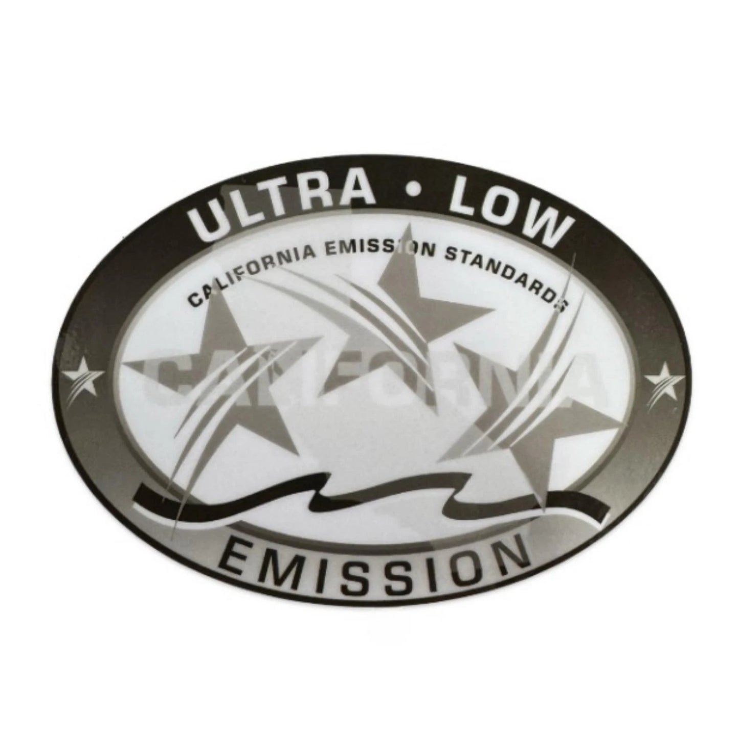 Ultra Low Emission Outboard Graphic Sticker Decal for OMC/BRP - Gray X2