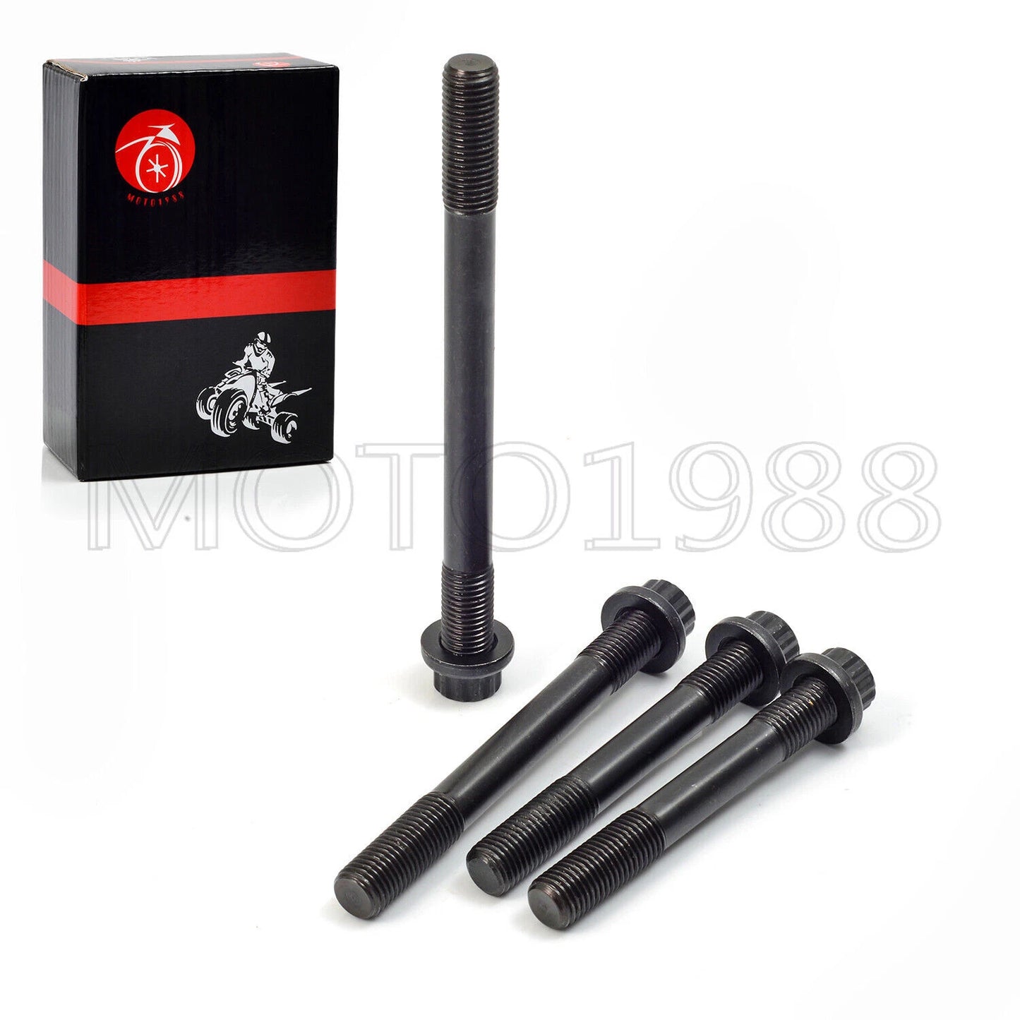 Cylinder Head Studs Nut Kit & Gasket Set for Honda TRX400X/400EX