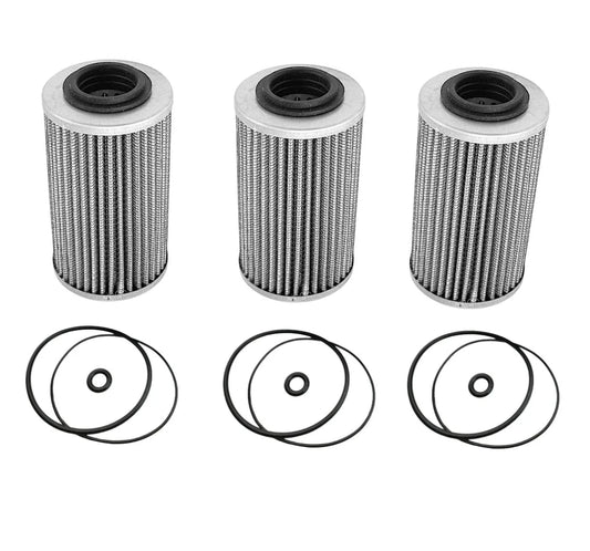 Oil Filter W/O-rings for Sea-Doo GTI/RXT/RXP/GTX 130-300HP 3Pcs