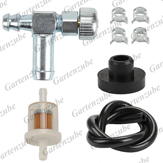 Fuel Tank Grommet & Shut Off Valve Kit for Lawn Mowers/Tractors
