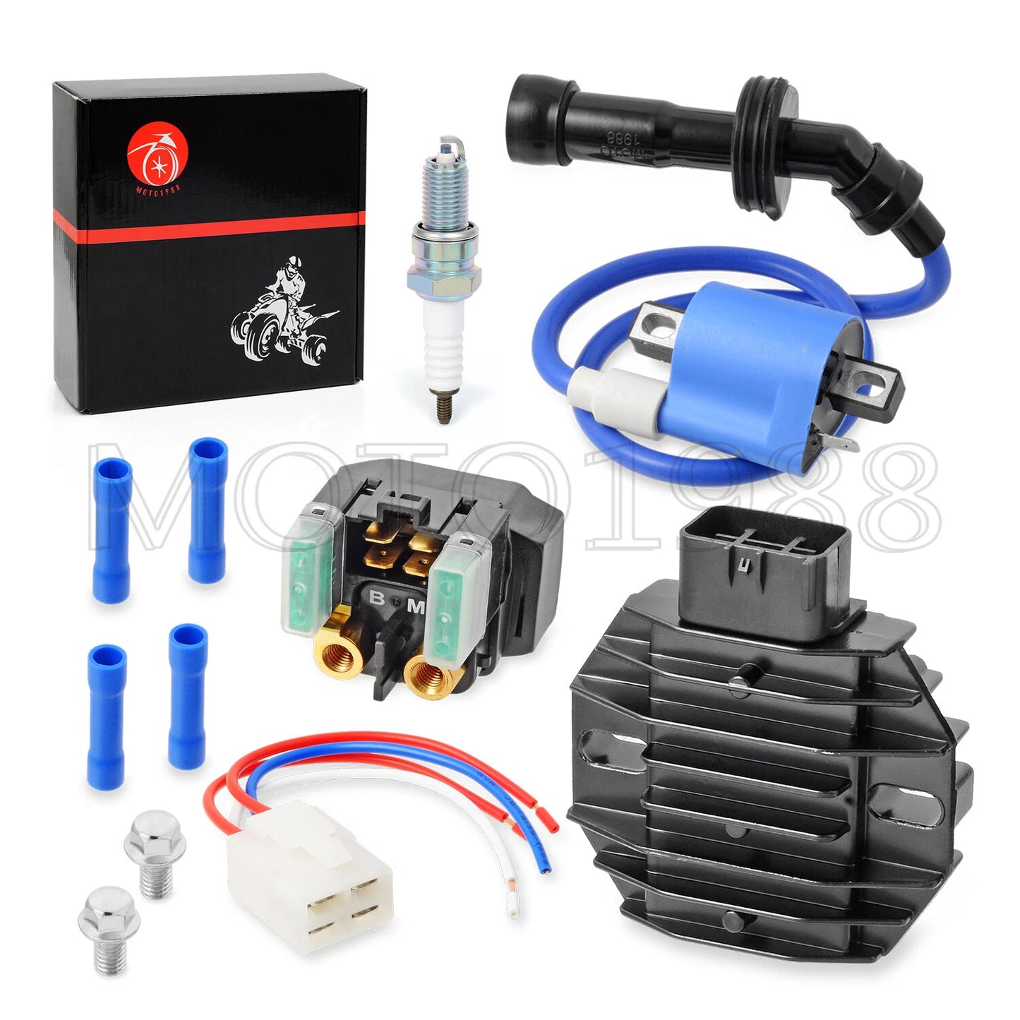 Ignition Coil Rectifier Starter Relay for Yamaha Raptor 660R (2001-2005)