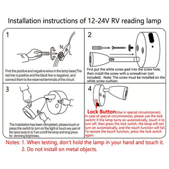 compare product 12V Flexible Adjustment Lamp for Boats/Campervans - Lighting Solutions