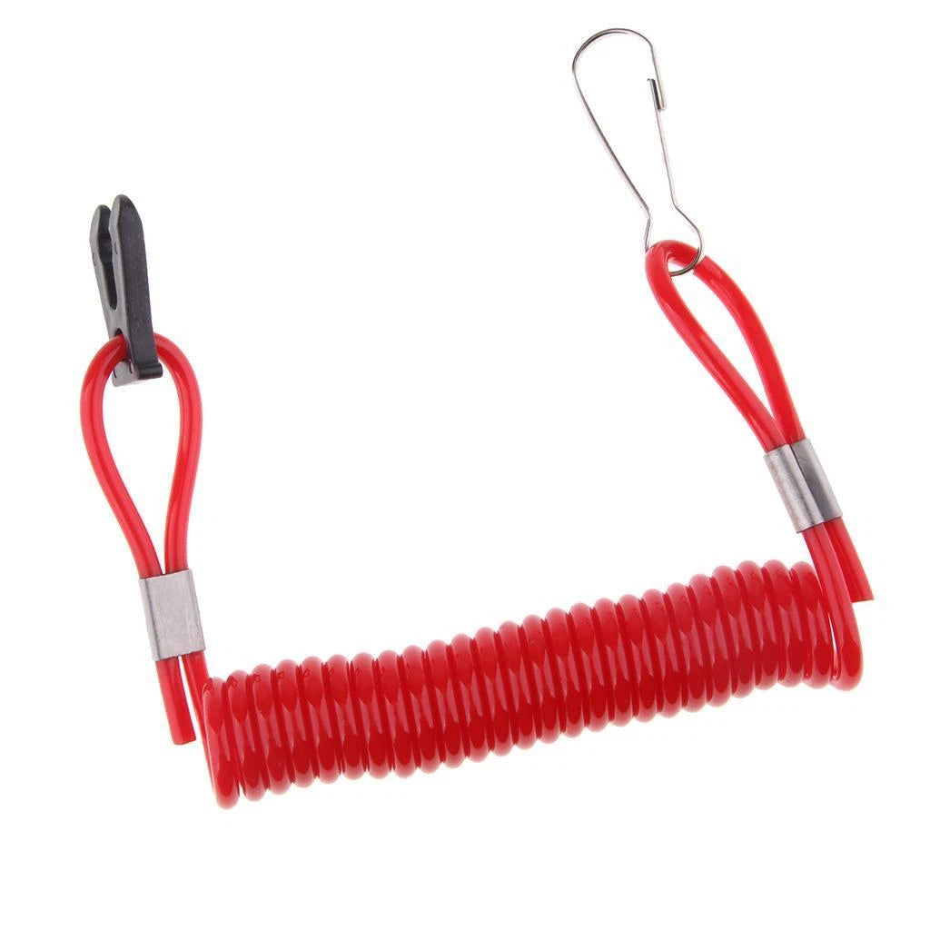 3pcs Marine Boat Outboard Stop Safety Kill Switch Tether for Suzuki 10cm