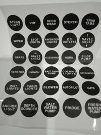 Switch Panel LED 3 Gang with Circuit Breakers for Marine/Caravan, IP65 Splashproof