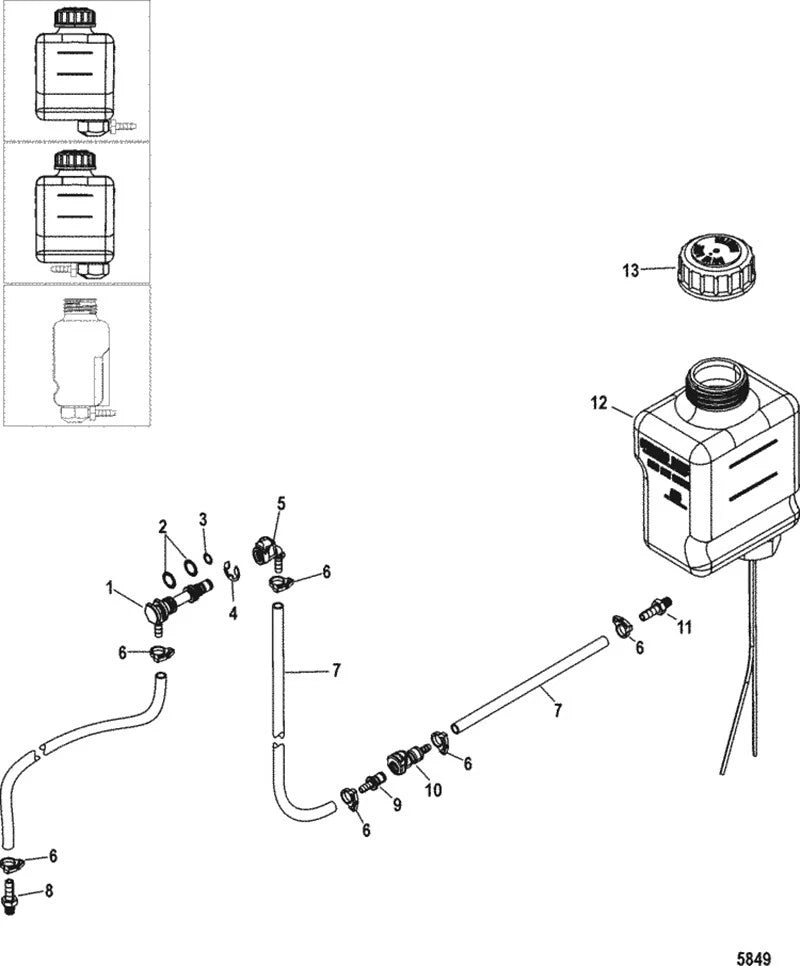 Oil Racor for MerCruiser 90º (90HP)