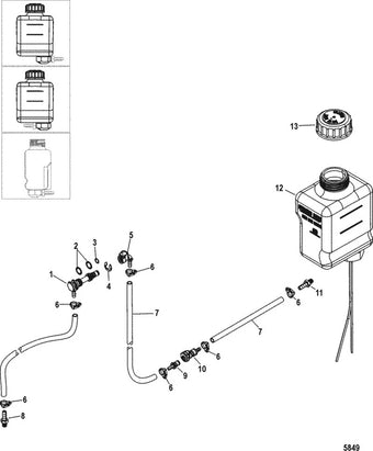 compare product Oil Racor for MerCruiser 90º (90HP)