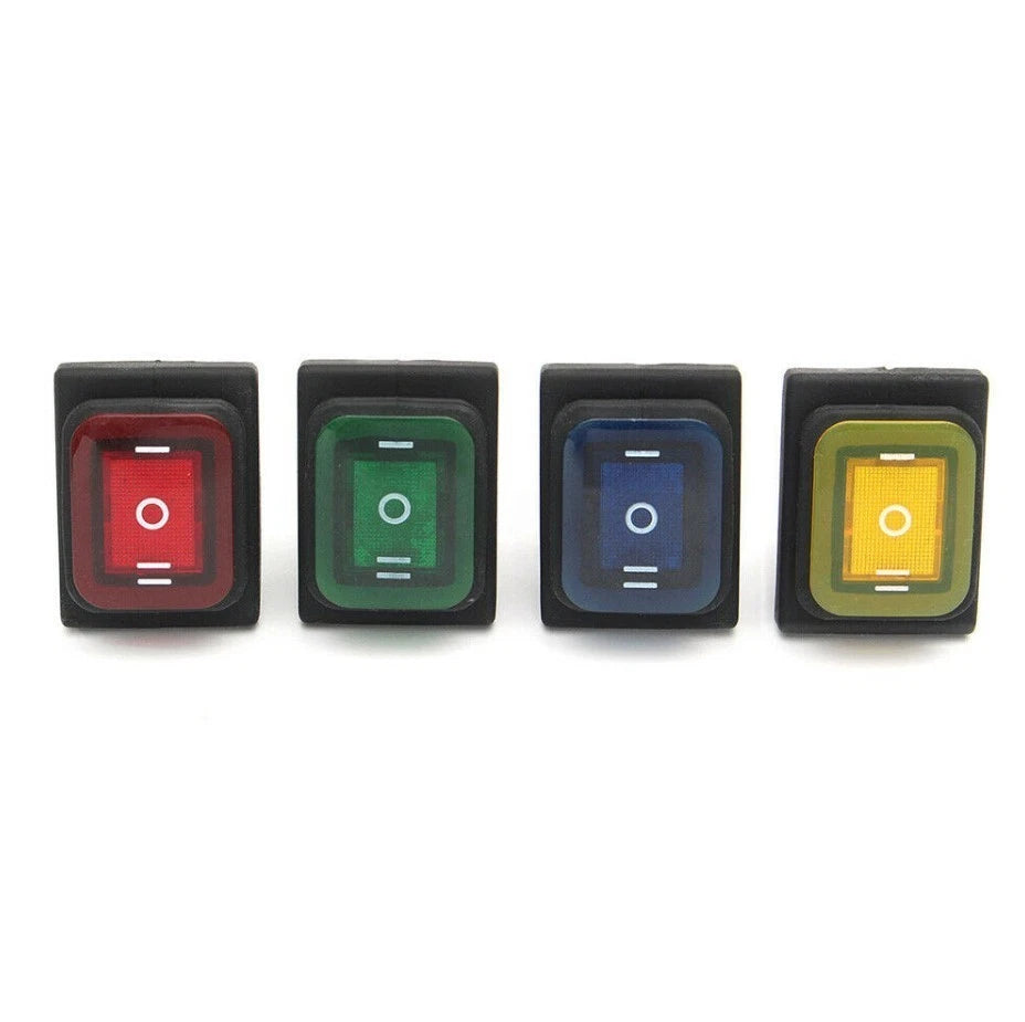 Quality Rocker Switch Waterproof 6-Pin for Boat/Car with LED Light