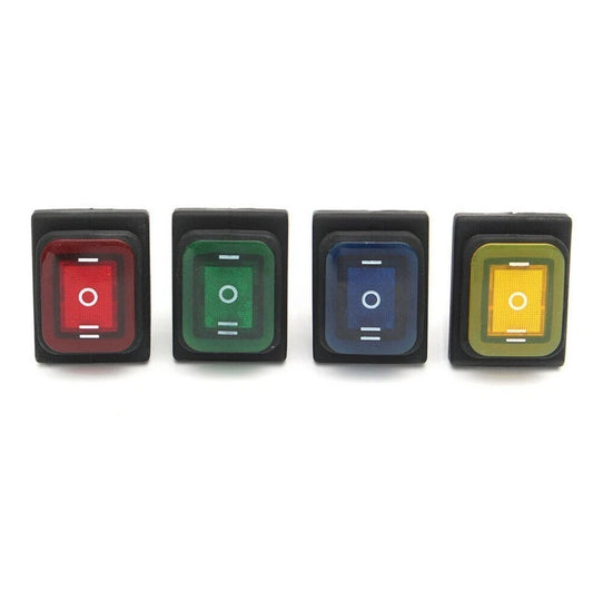 Quality Rocker Switch Waterproof 6-Pin for Boat/Car with LED Light