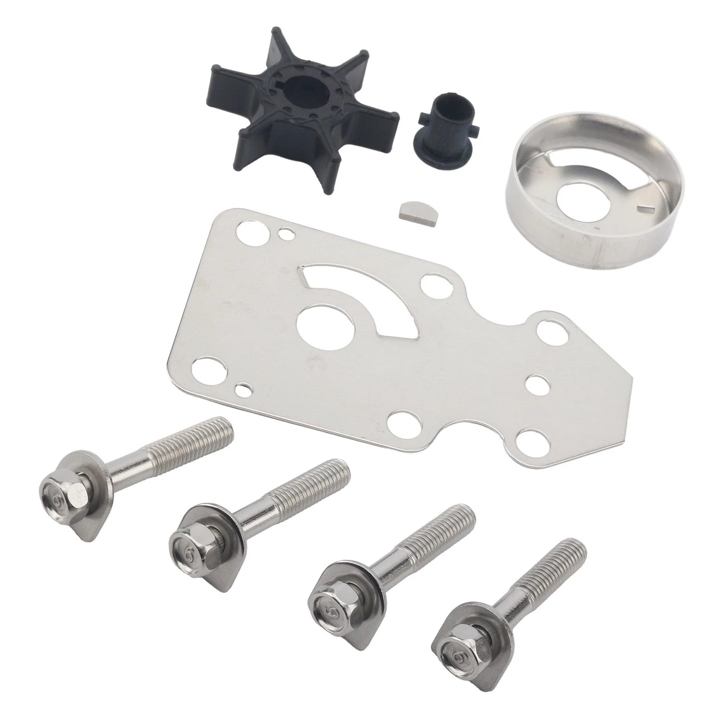 Water Pump Repair Kit for Yamaha 9.9/15HP 4-Stroke Outboard (63V Series)