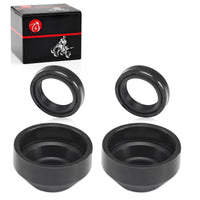 Fork Oil Seals + Dust Wiper Seals for Honda CJ360T 1976-1977 CM400A/T/E/C 79-81