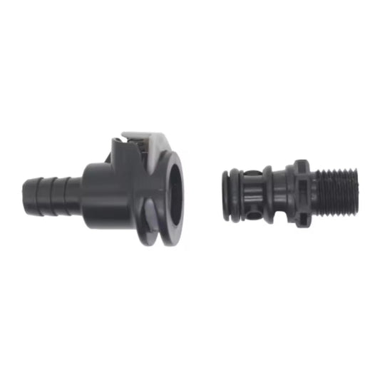 2Pcs Universal Male/Female Sprayless Connector for Marine Applications