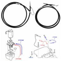 Hydraulic Hose Power Trim Kit for Volvo Penta DPH/DPR (Fits 21721550/21721548)