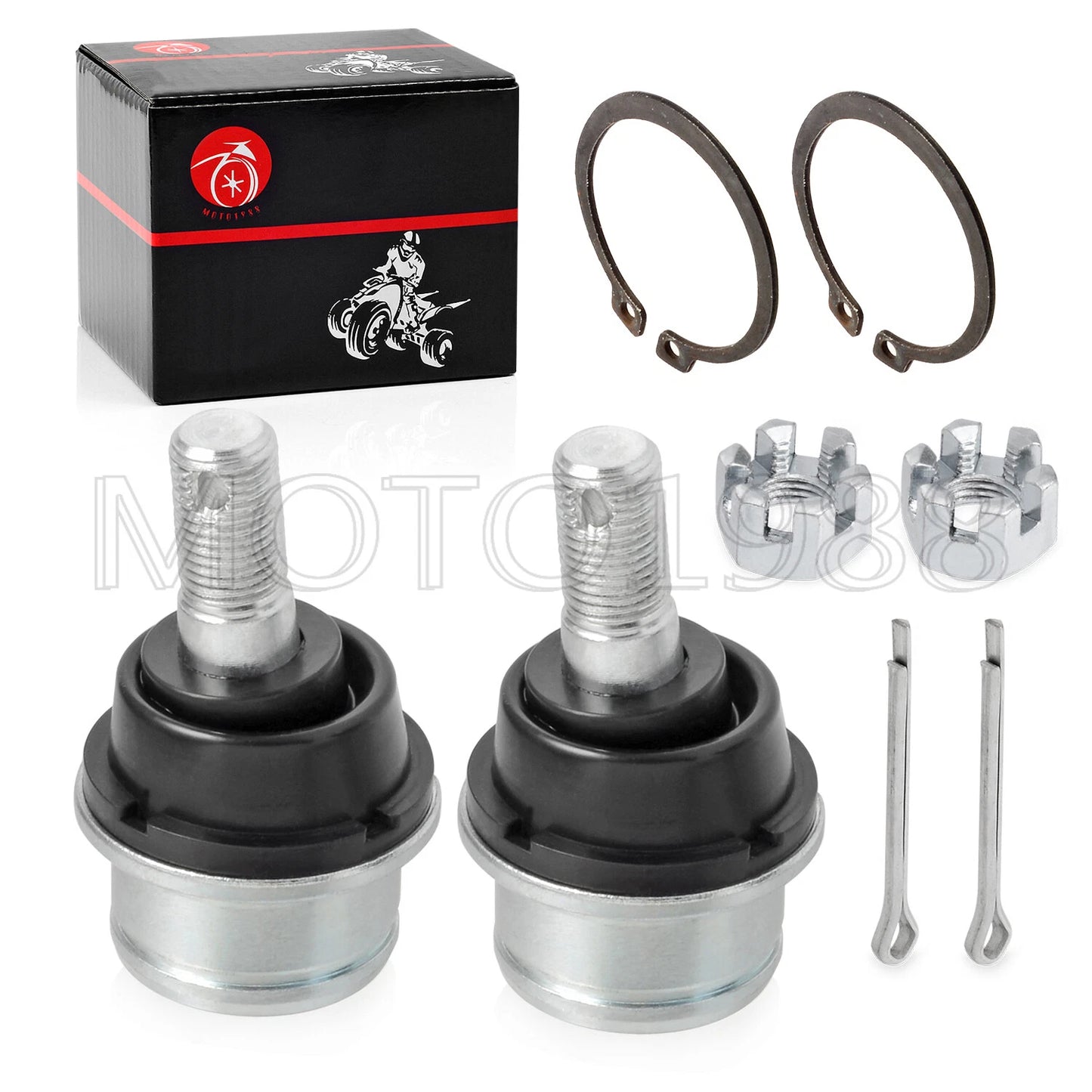 2pcs Front Upper Lower Ball Joint Kit for YAMAHA Big Bear 400/Kodiak 450