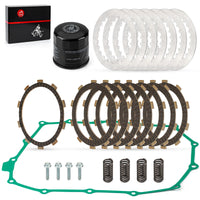 Clutch Kit Friction Plates Oil Filter for Honda Shadow ACE 750 VT750CD 1998-2003