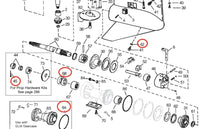 Lower Unit Oil Seal O-ring Drain Gasket for OMC Cobra V6/V8