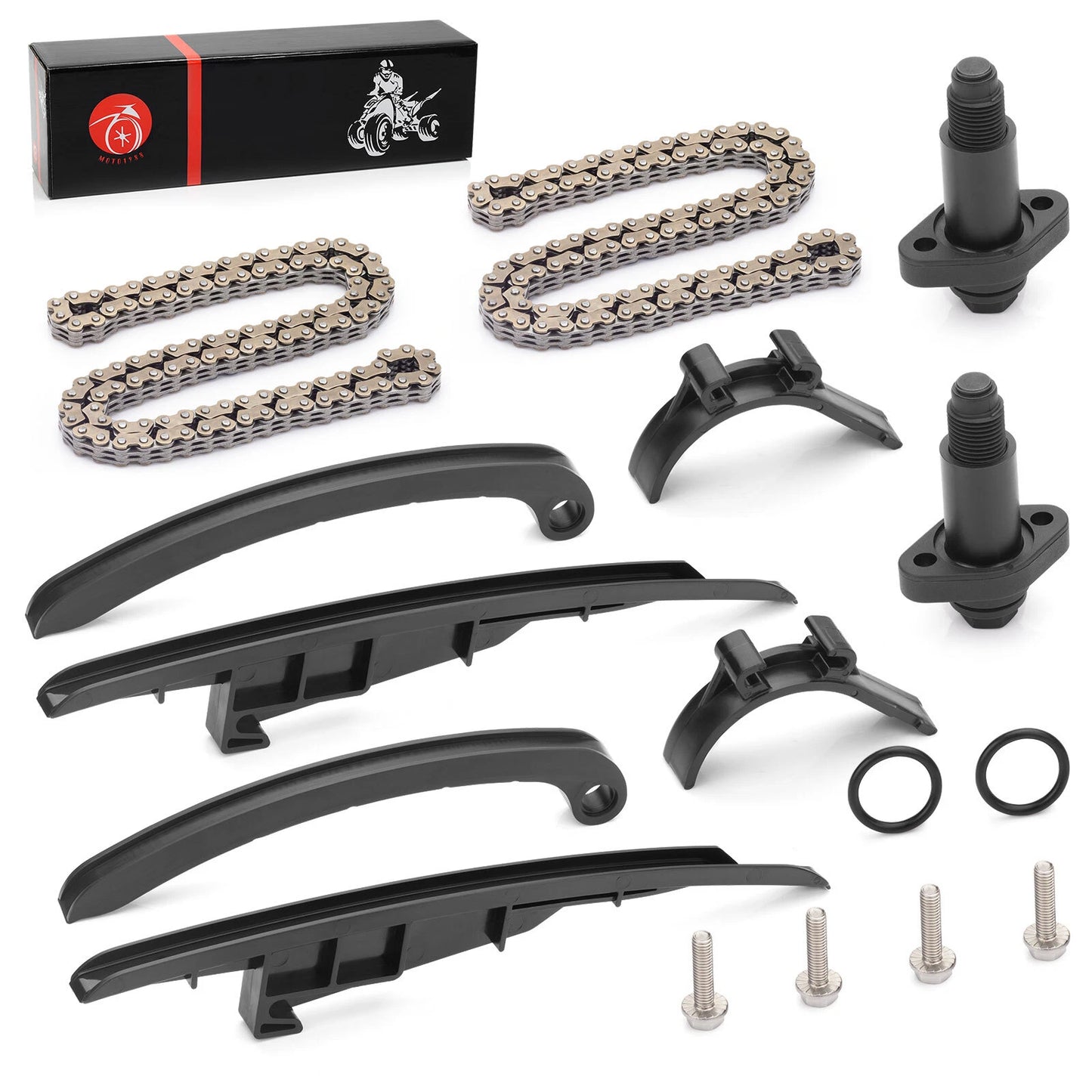 Front Rear Cam Chain Timing Guide Tensioner for Can-Am Commander 800R 17-20