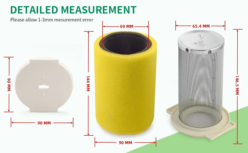 Air Filter Guide Kit for Yamaha Moto-4 350 YFM350ER (1987-1995)