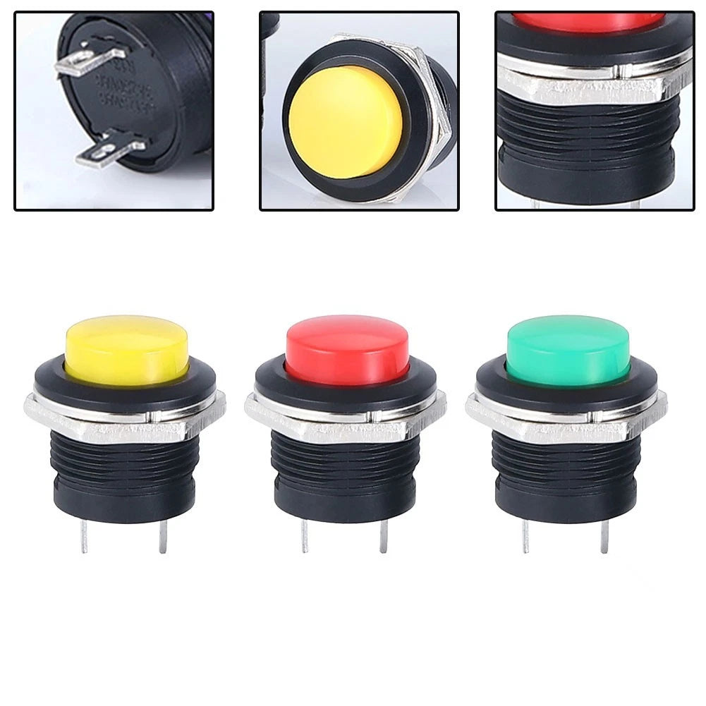 12V 16mm Metal Push Button Starter Switch for Car/Boat/Track