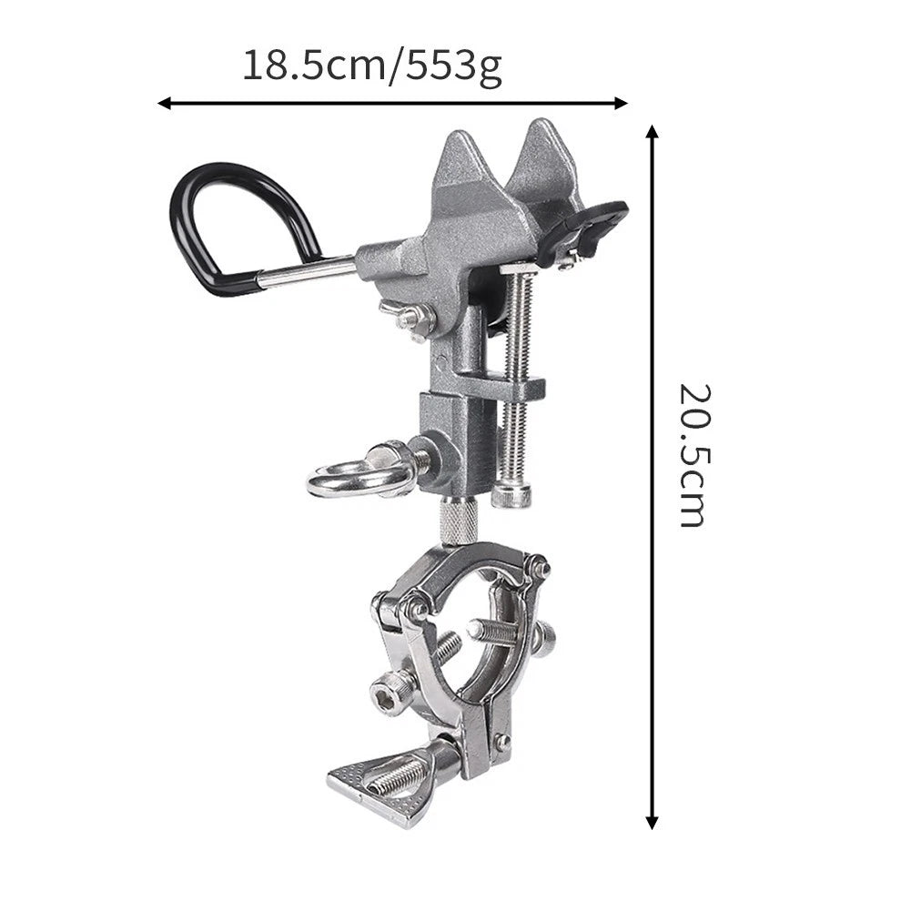 Aluminum/Steel Boat Fishing Holder with Rubber Sleeve for All Models