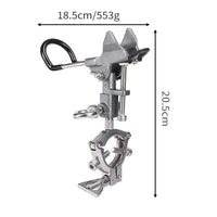 Aluminum/Steel Boat Fishing Holder with Rubber Sleeve for All Models