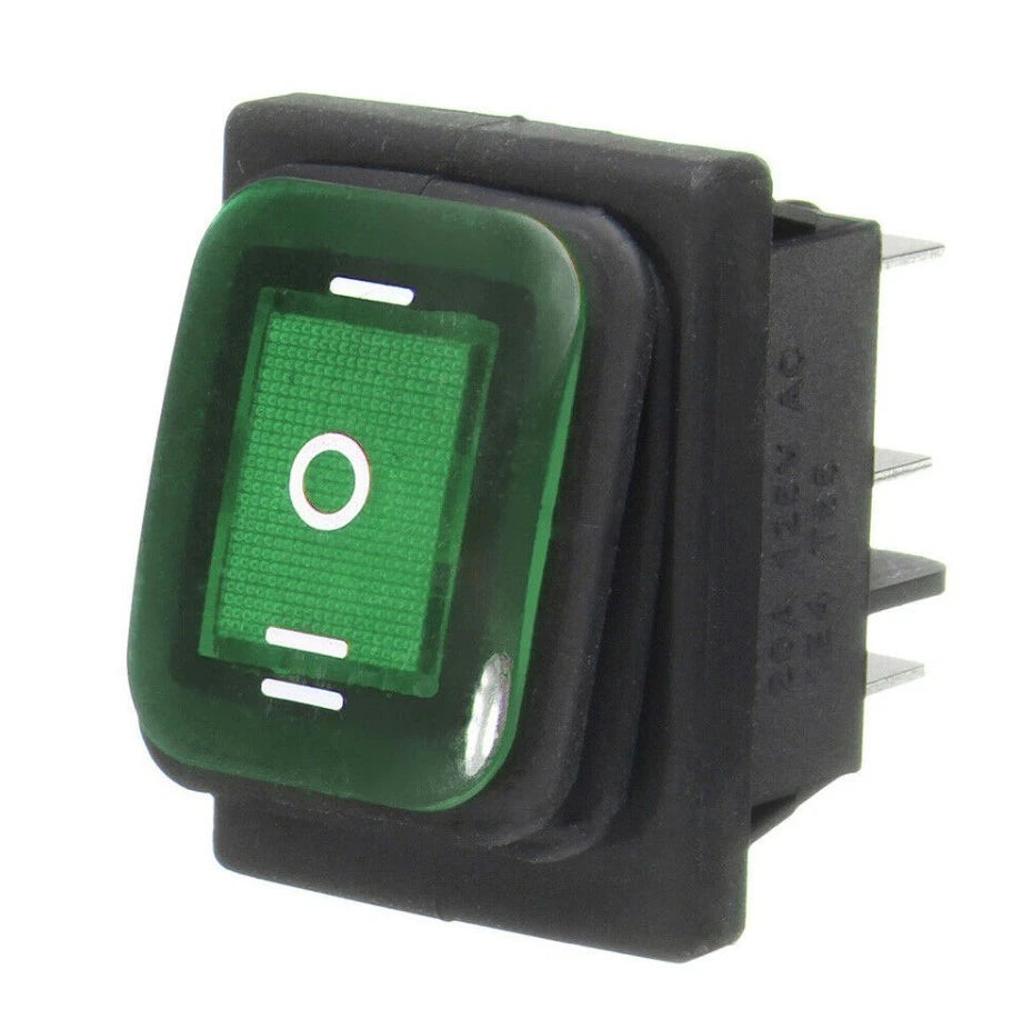 Quality Rocker Switch Waterproof 6-Pin for Boat/Car with LED Light