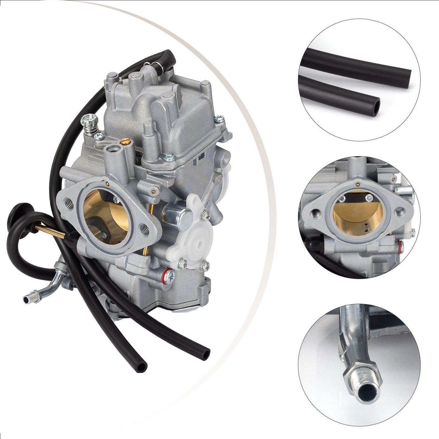 Carburetor & Intake Manifold & Throttle Cable for Yamaha YFM350X Warrior 93-04