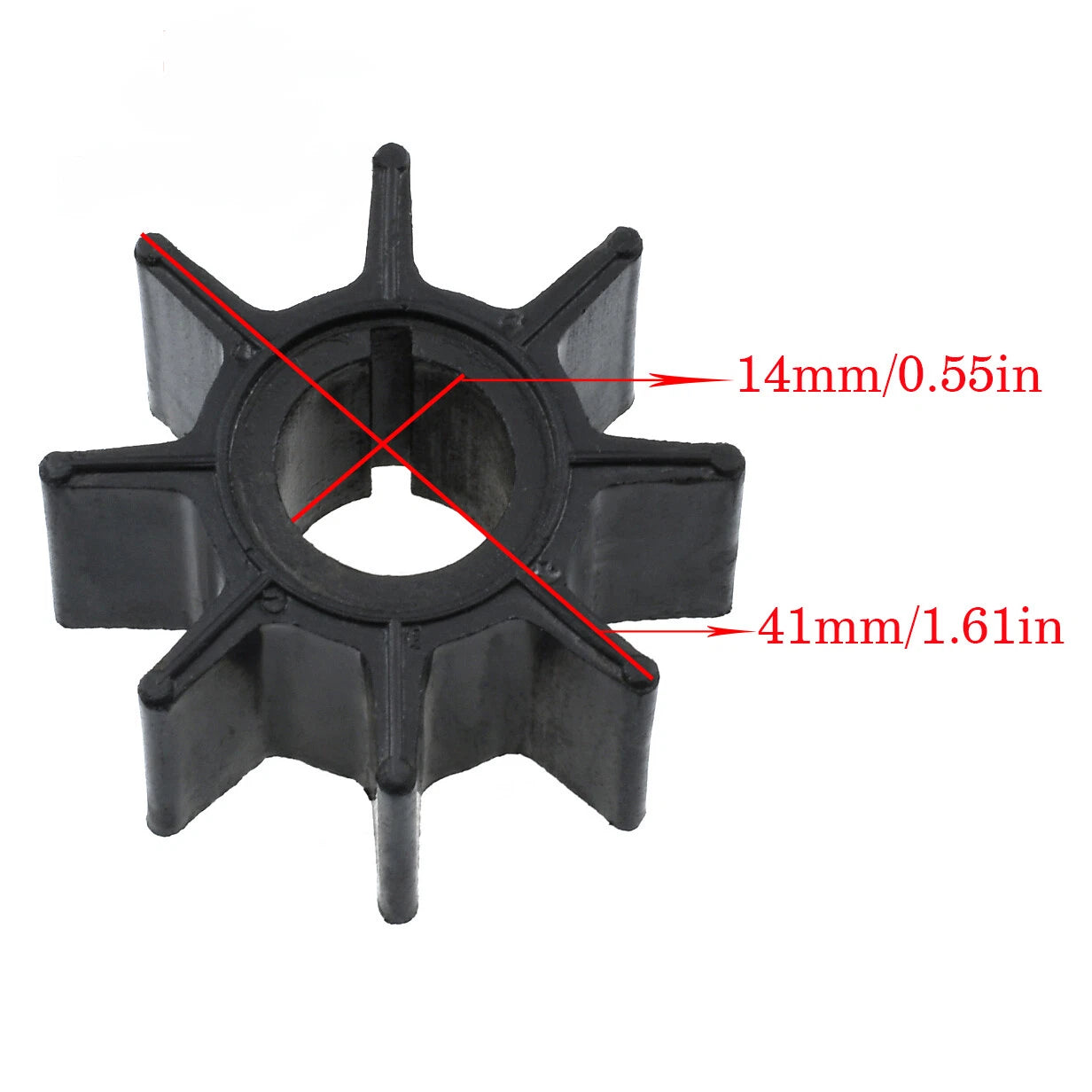 New Water Pump Impeller for Tohatsu/Nissan Outboard 9.9-20HP