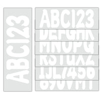 Custom Boat Registration Numbers Decal Sticker Set A-Z & 0-9 White