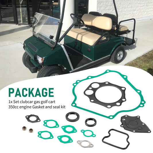 Engine Gaskets Seals Kit for Club Car DS/Precedent Gas Golf Cart FE350 2005-2015