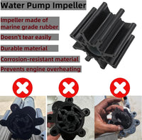 Raw Water Pump Impeller Kit for Mercury Mercruiser Bravo 46-807151A14