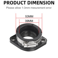 Carburetor Manifold Intake Boots for Kawasaki 1000 LTD KZ1000K (1981-1982)