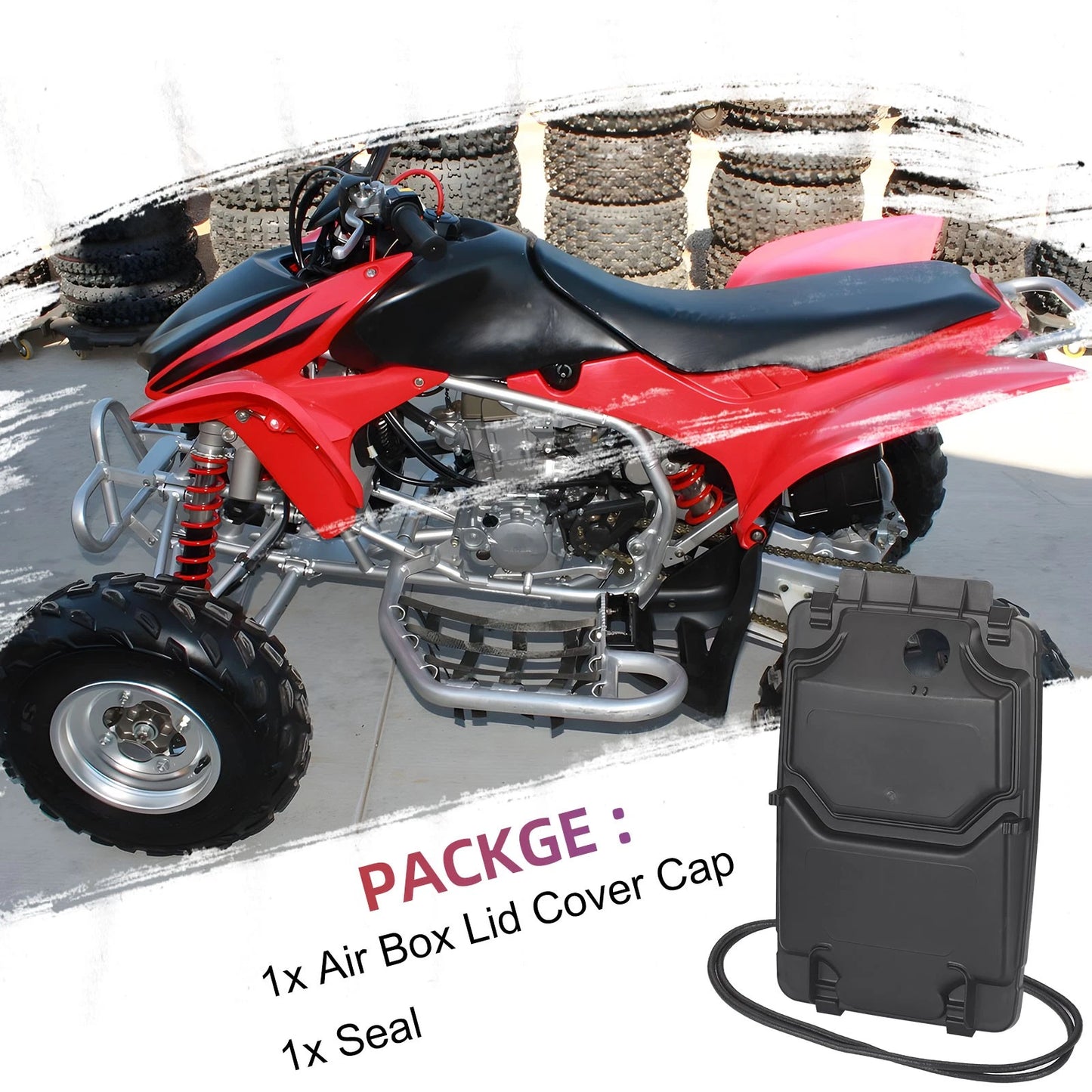 Air Box Cover Lid & Seal for Honda TRX450R/TRX450ER (2004-2009)