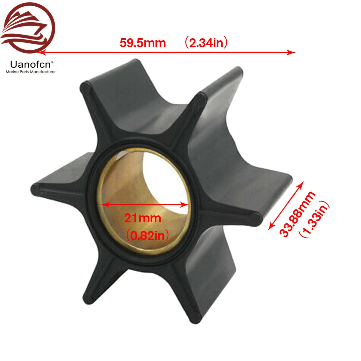 Water Pump Impeller 75-225HP for Mercury 75-225HP (1990-2023)