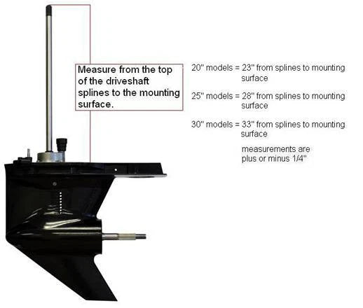 SEI Marine Driveshaft 1.75 Gear Ratio 25" 13 Spline for Various Models