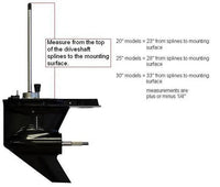 SEI Marine Driveshaft 1.75 Gear Ratio 25" 13 Spline for Various Models