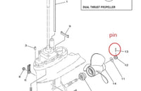 Lower Gearcase Propeller Shaft Oil Seal Kit for Yamaha