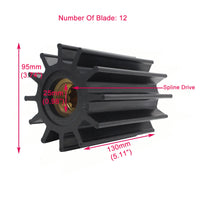 Flexible Impeller for Johnson Inboard Motor 09-820B (2000-2023)