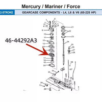Marine Water Pump Base for Mercury 46-44292A3/46-44292Q03/46-44292T1