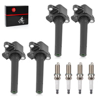 Ignition Coil & Spark Plug for Yamaha 4-Stroke 1800 WaveRunner 1800 (2000-2005)