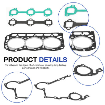 compare product Engine Top End Gasket Rebuild Kit for Kawasaki Mule 2510/3010/4010 Diesel