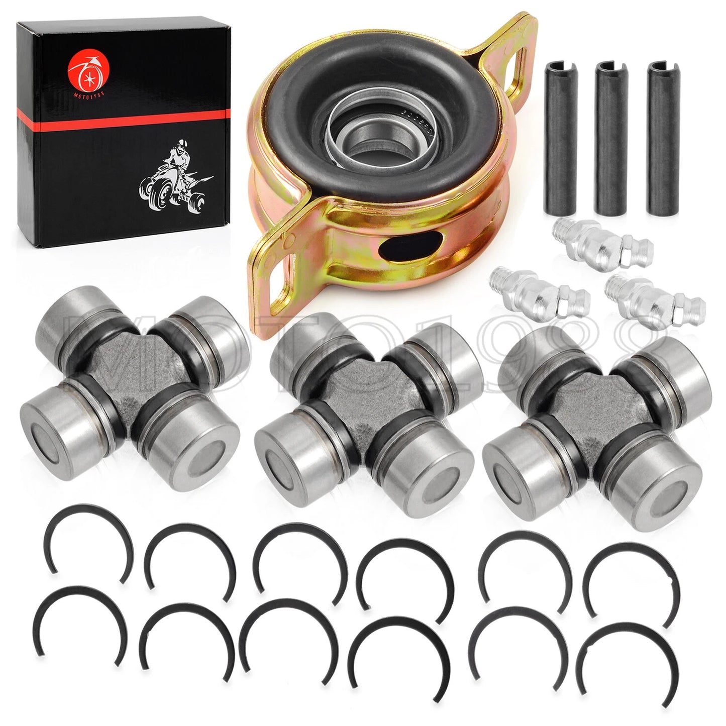 Front Rear Propeller Shaft Bearing Carrier U-Joint for Polaris PWC