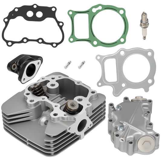 Engine Cylinder Head w/ Cover Gasket for Honda Recon 250 TRX250TM/TRX250TE 02-14