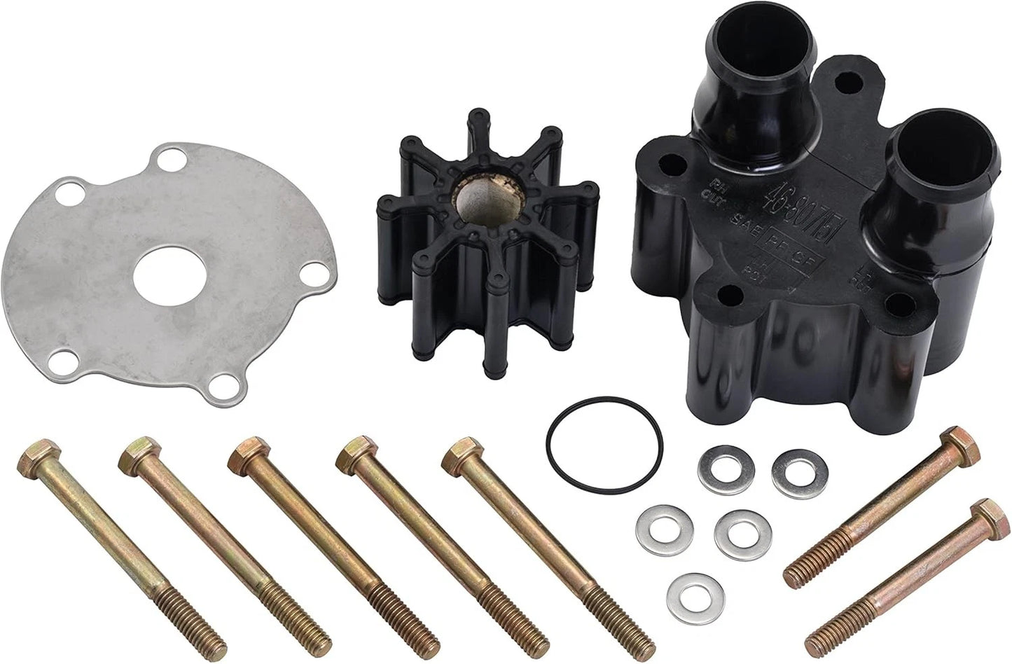 Raw Water Pump Impeller Kit for Mercury Mercruiser Bravo 46-807151A14