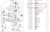 Trim Cylinder End Cap with Seals for Yamaha 75-90HP Outboard 6H1-43821